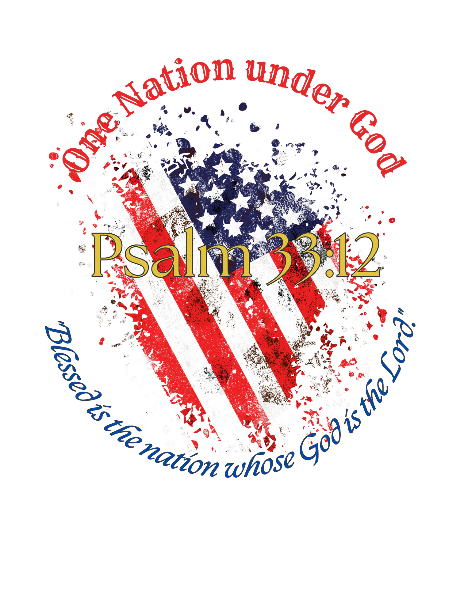 Patriotic T-Shirt for 4th of July - Celebrate Independence Day with Faith