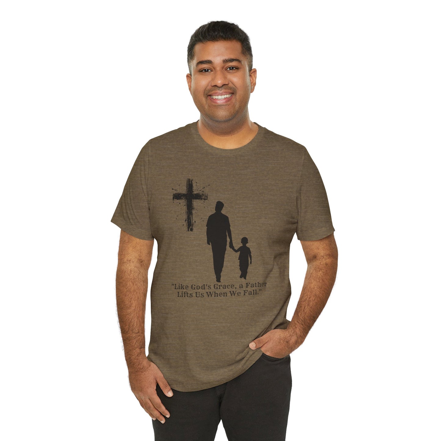 "Graceful Lift" Inspirational Father's Day T-Shirt
