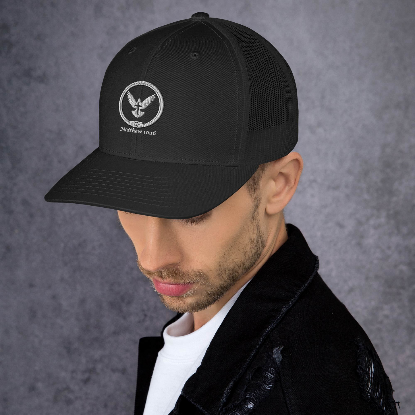 Ouroboros Dove Trucker Hat