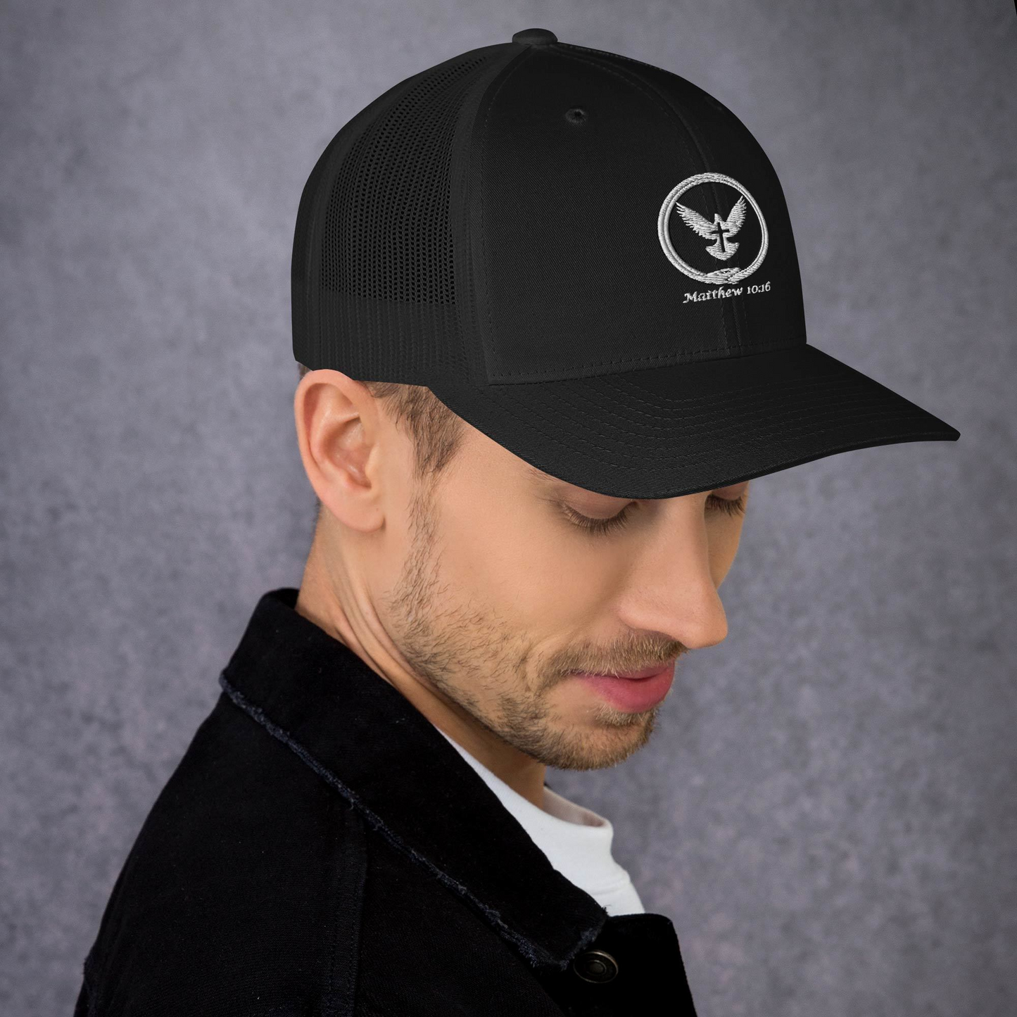 Ouroboros Dove Trucker Hat
