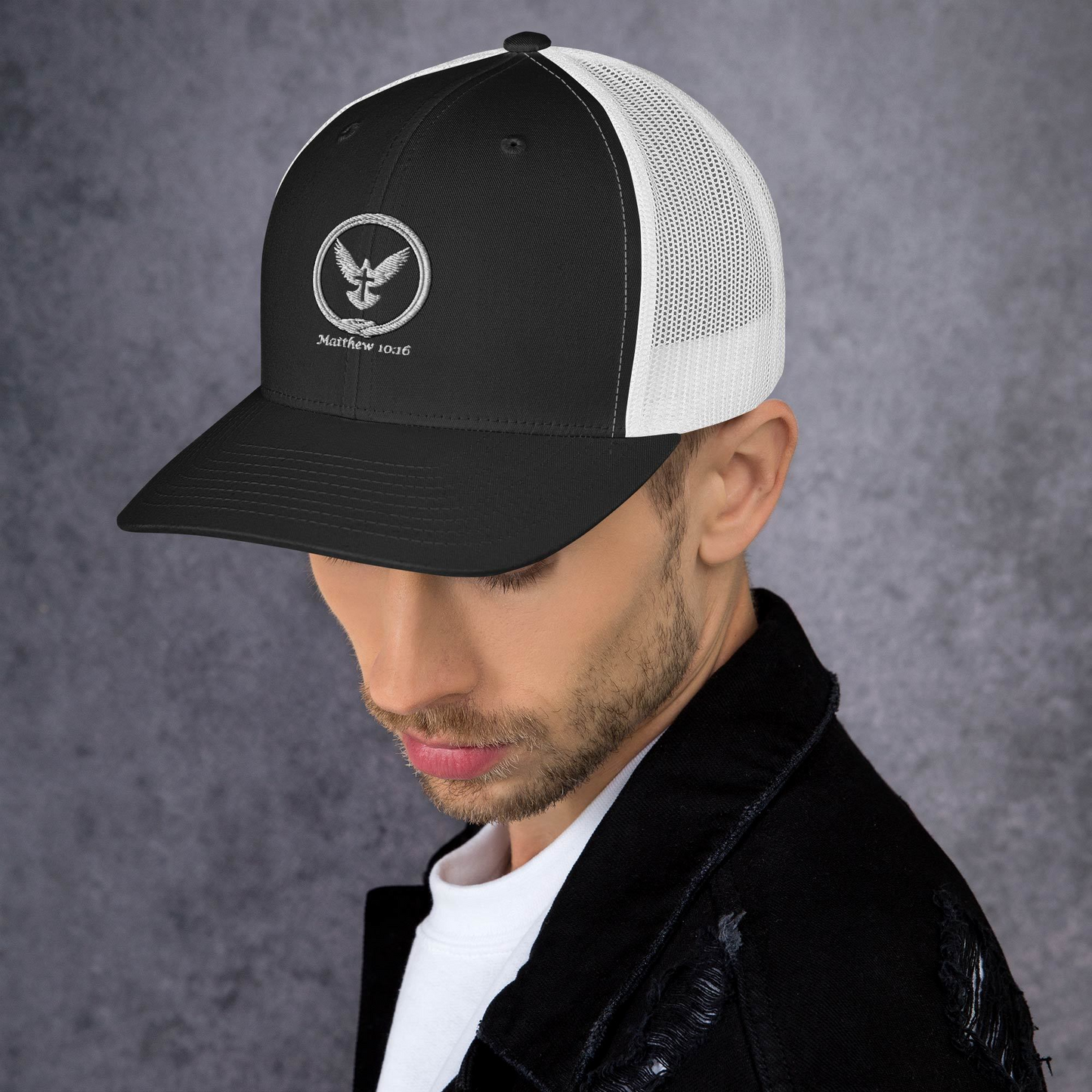 Ouroboros Dove Trucker Hat