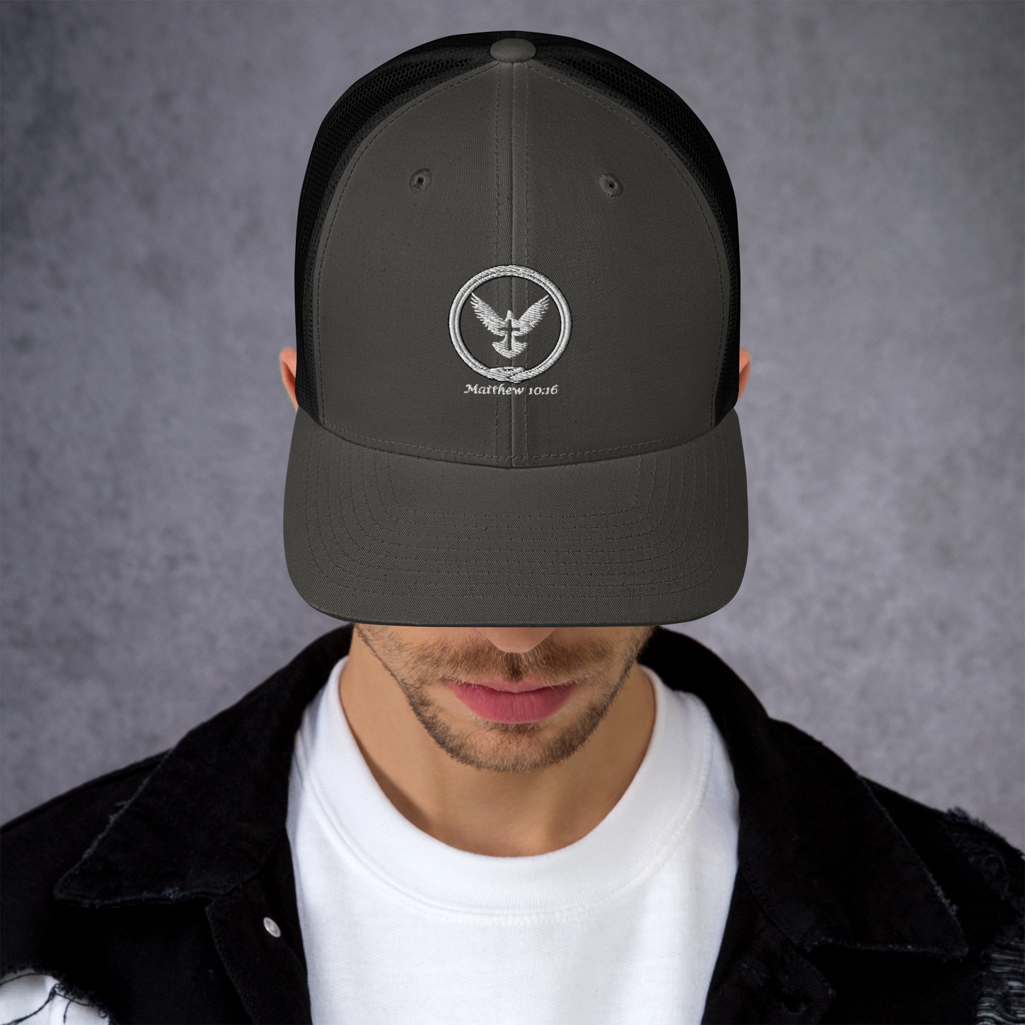 Ouroboros Dove Trucker Hat
