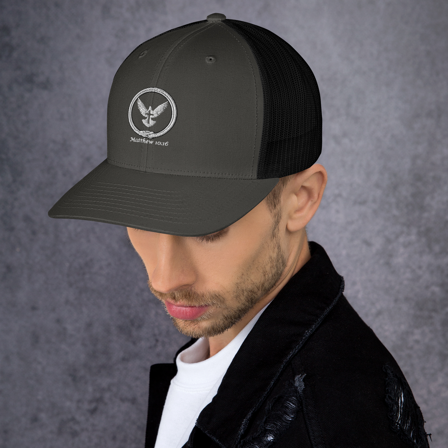 Ouroboros Dove Trucker Hat