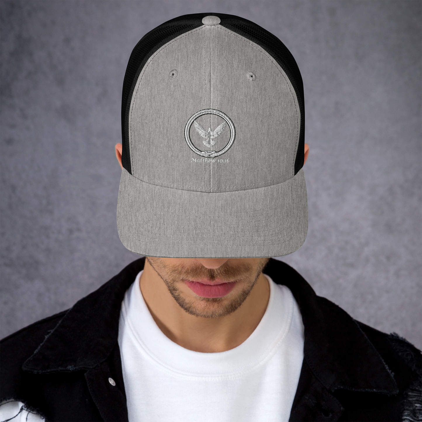 Ouroboros Dove Trucker Hat