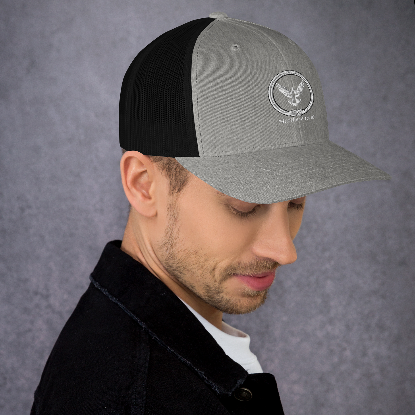 Ouroboros Dove Trucker Hat