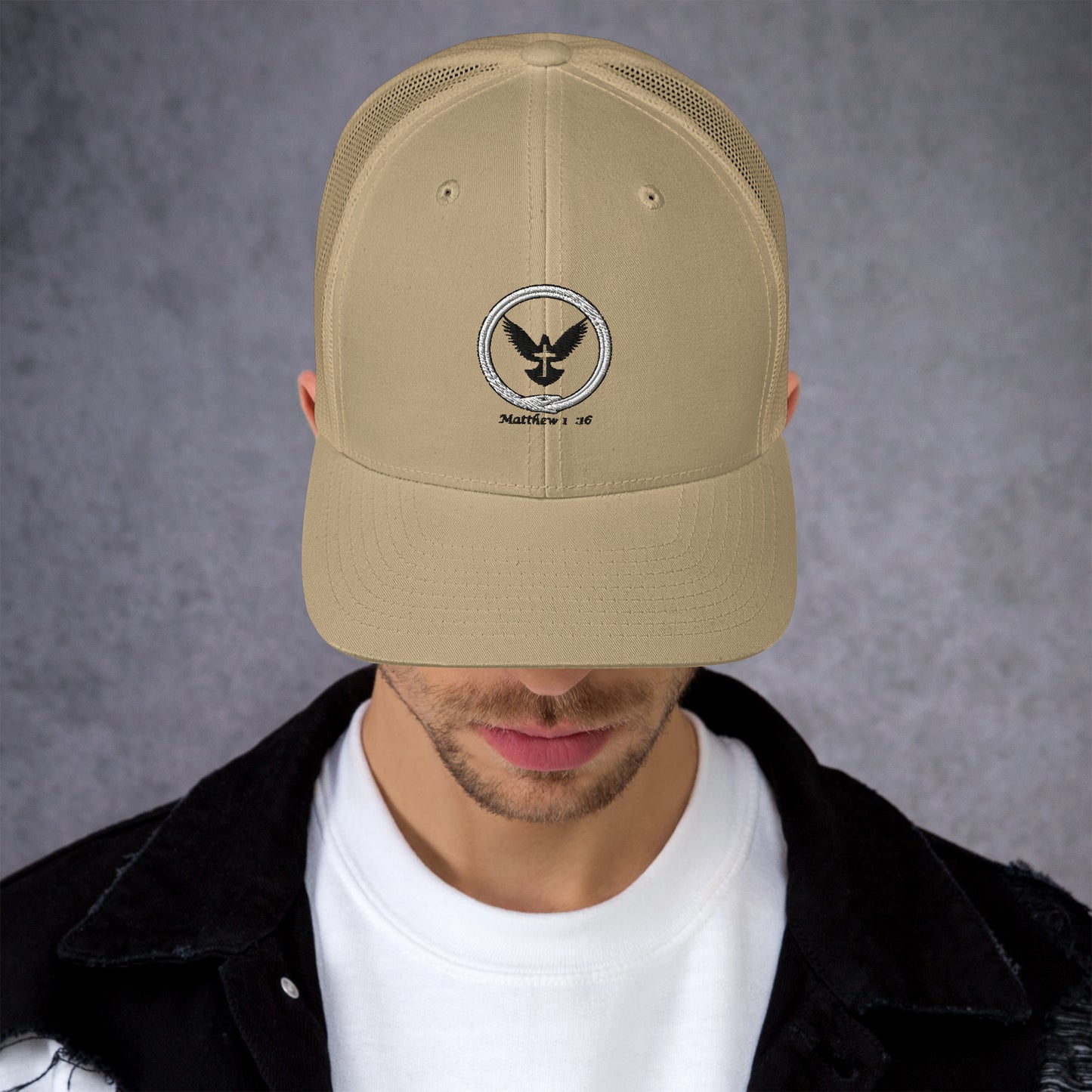 Ouroboros Dove Trucker Hat