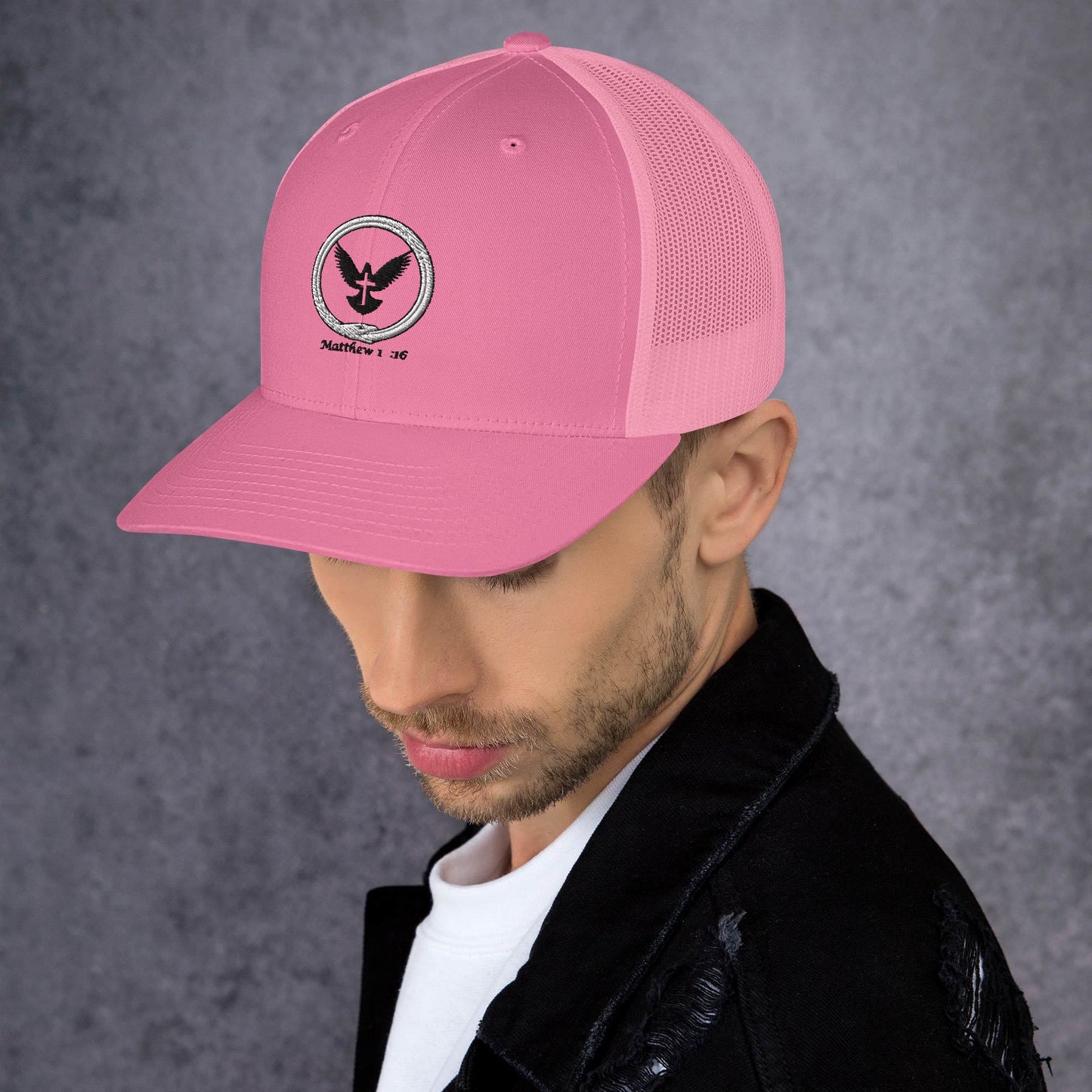 Ouroboros Dove Trucker Hat