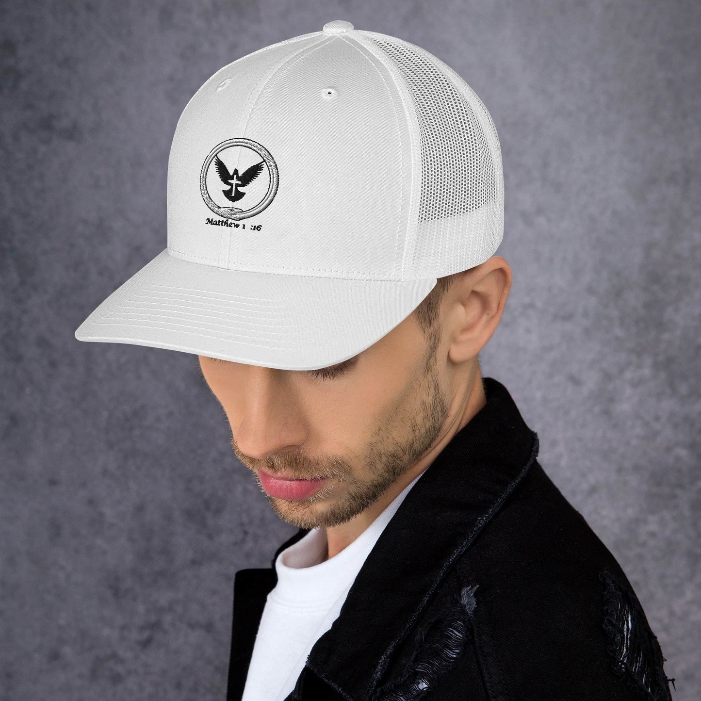 Ouroboros Dove Trucker Hat