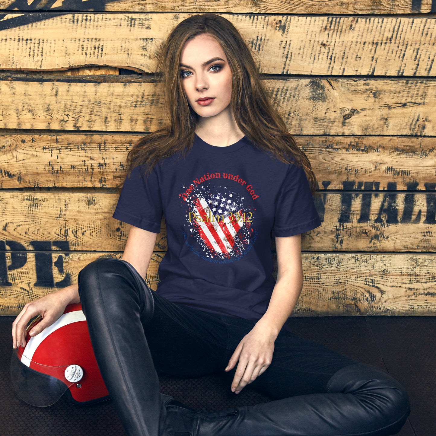 Women Patriotic T-Shirt for 4th of July - Celebrate Independence Day with Faith