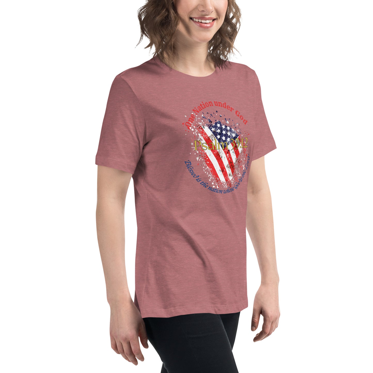 Women Patriotic T-Shirt for 4th of July - Celebrate Independence Day with Faith