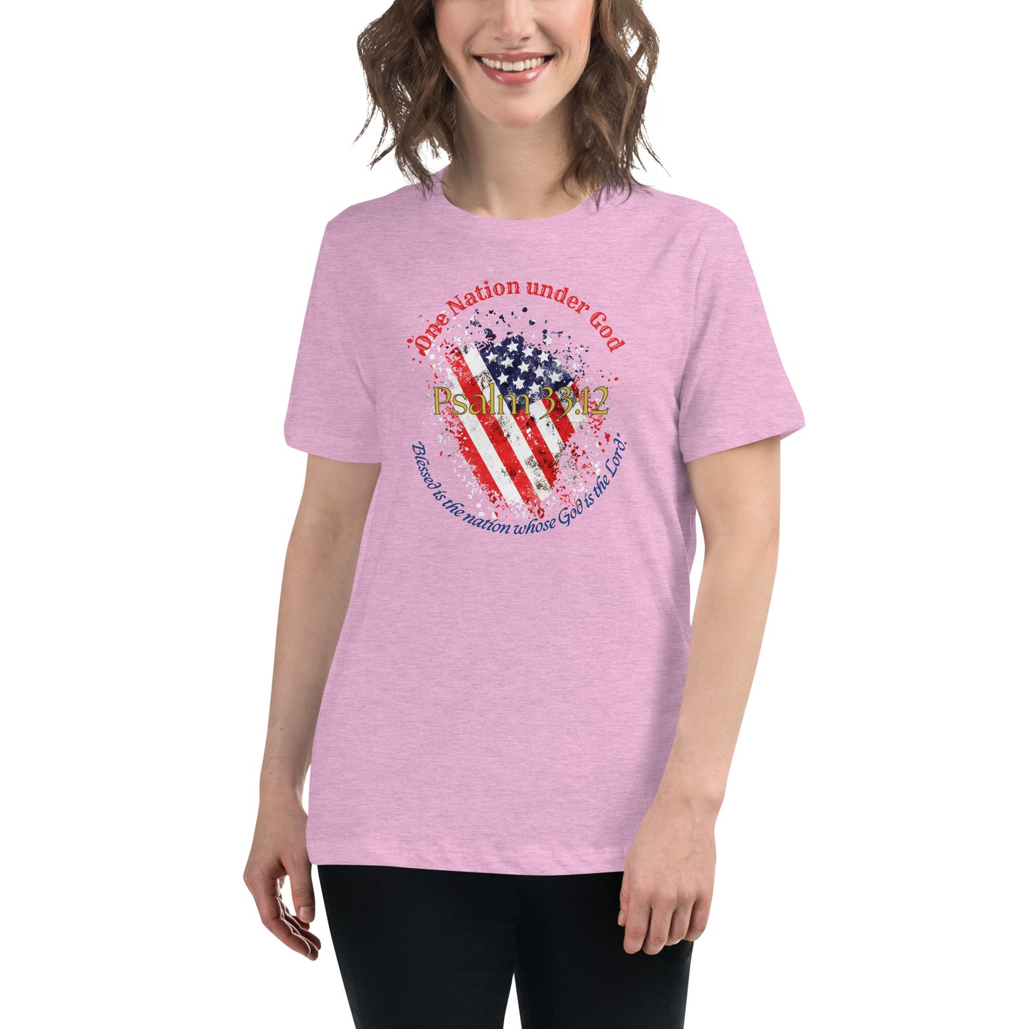 Women Patriotic T-Shirt for 4th of July - Celebrate Independence Day with Faith