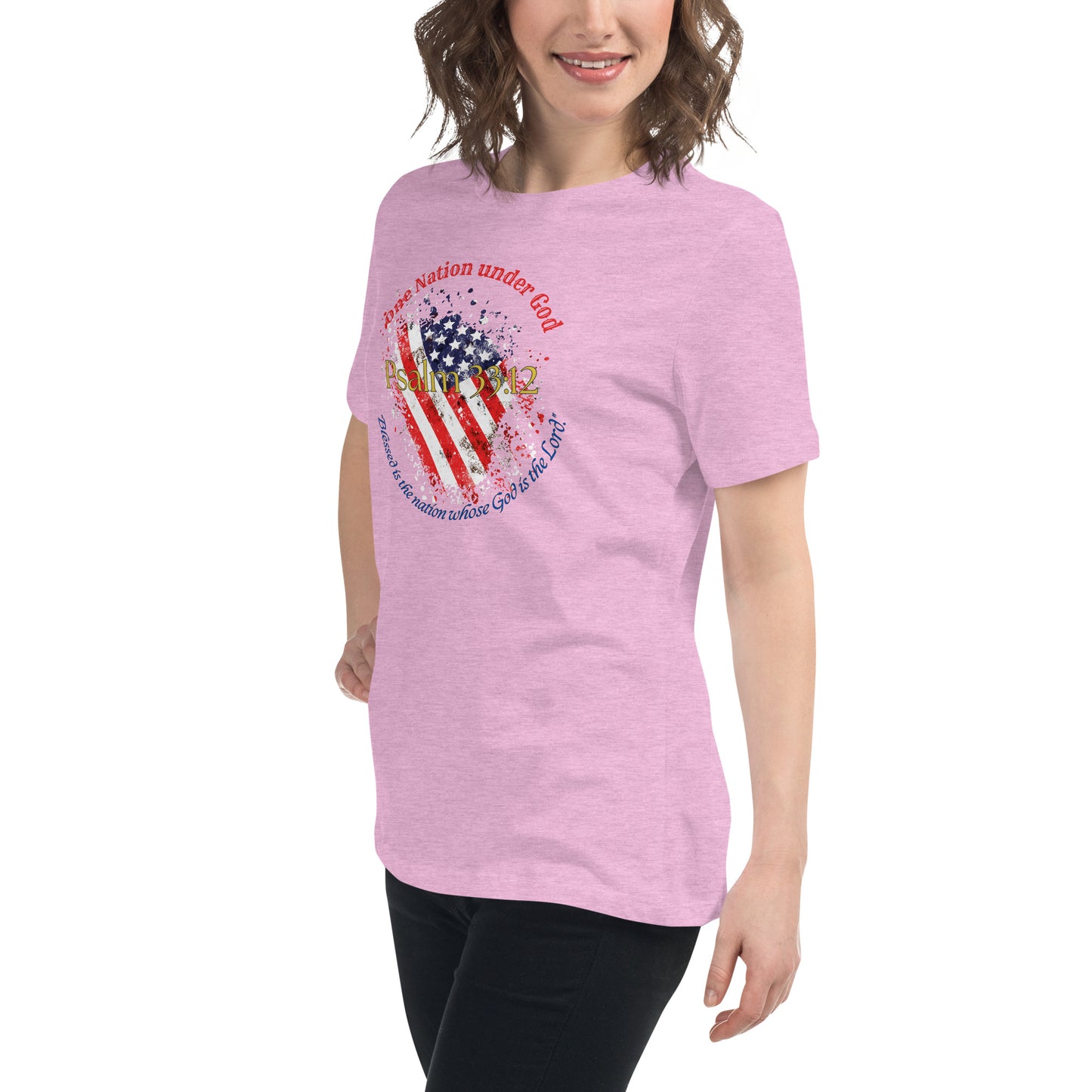 Women Patriotic T-Shirt for 4th of July - Celebrate Independence Day with Faith