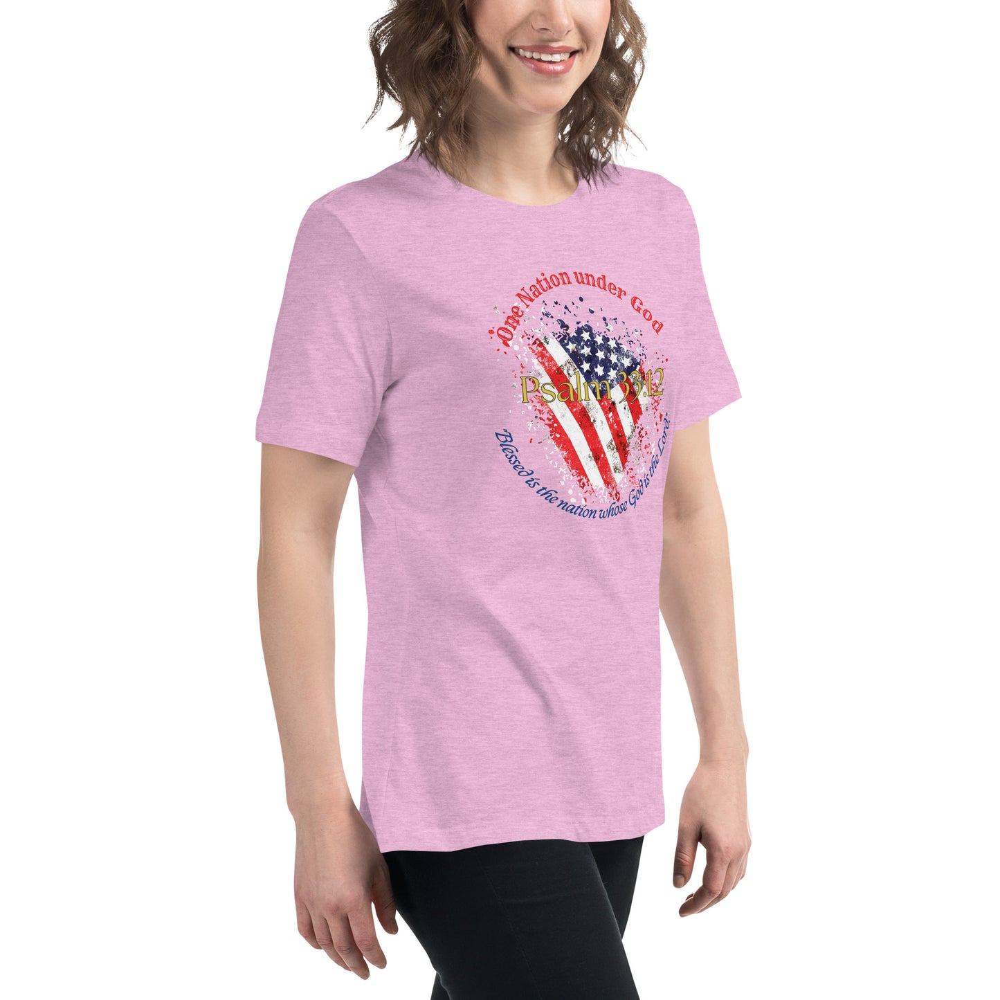 Women Patriotic T-Shirt for 4th of July - Celebrate Independence Day with Faith