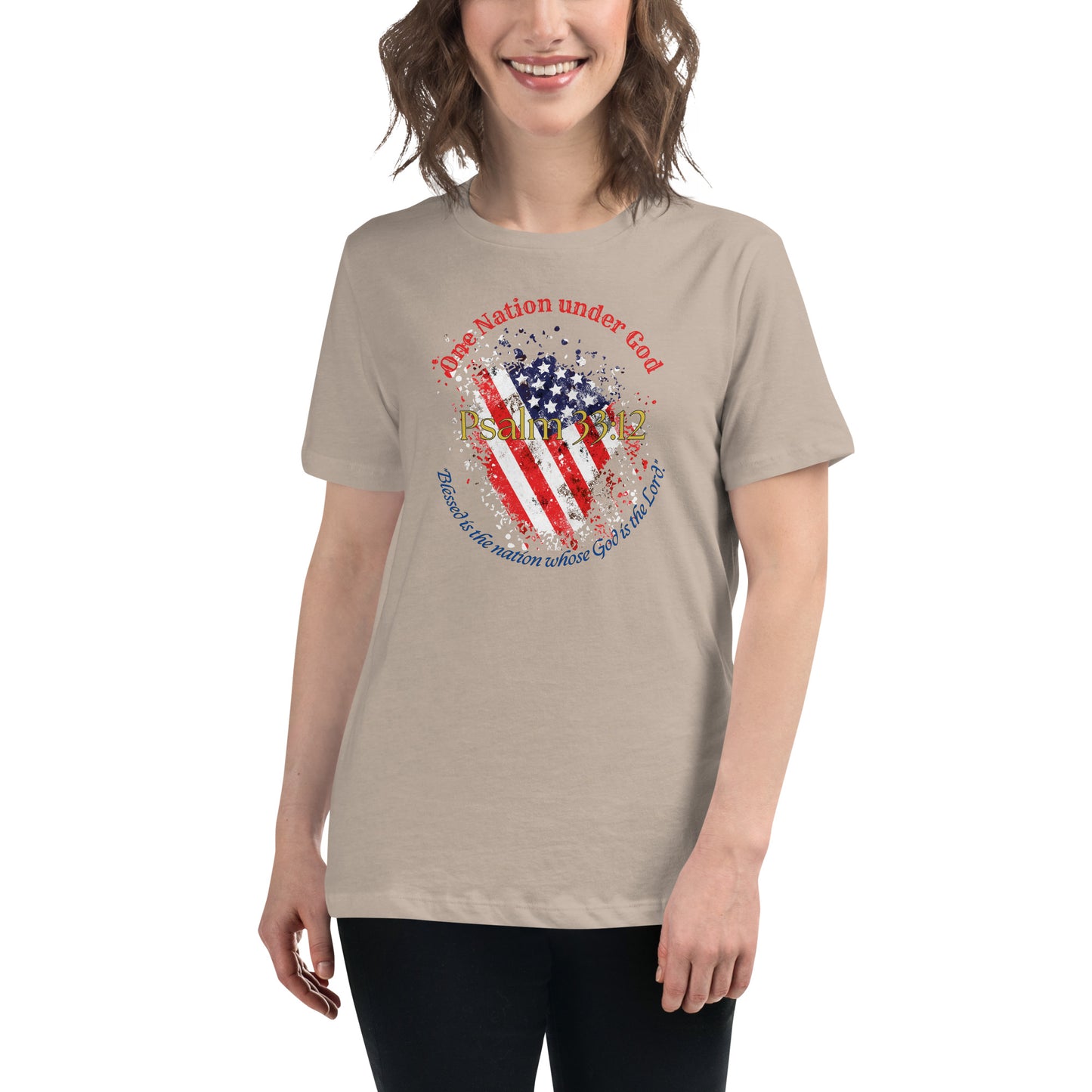 Women Patriotic T-Shirt for 4th of July - Celebrate Independence Day with Faith