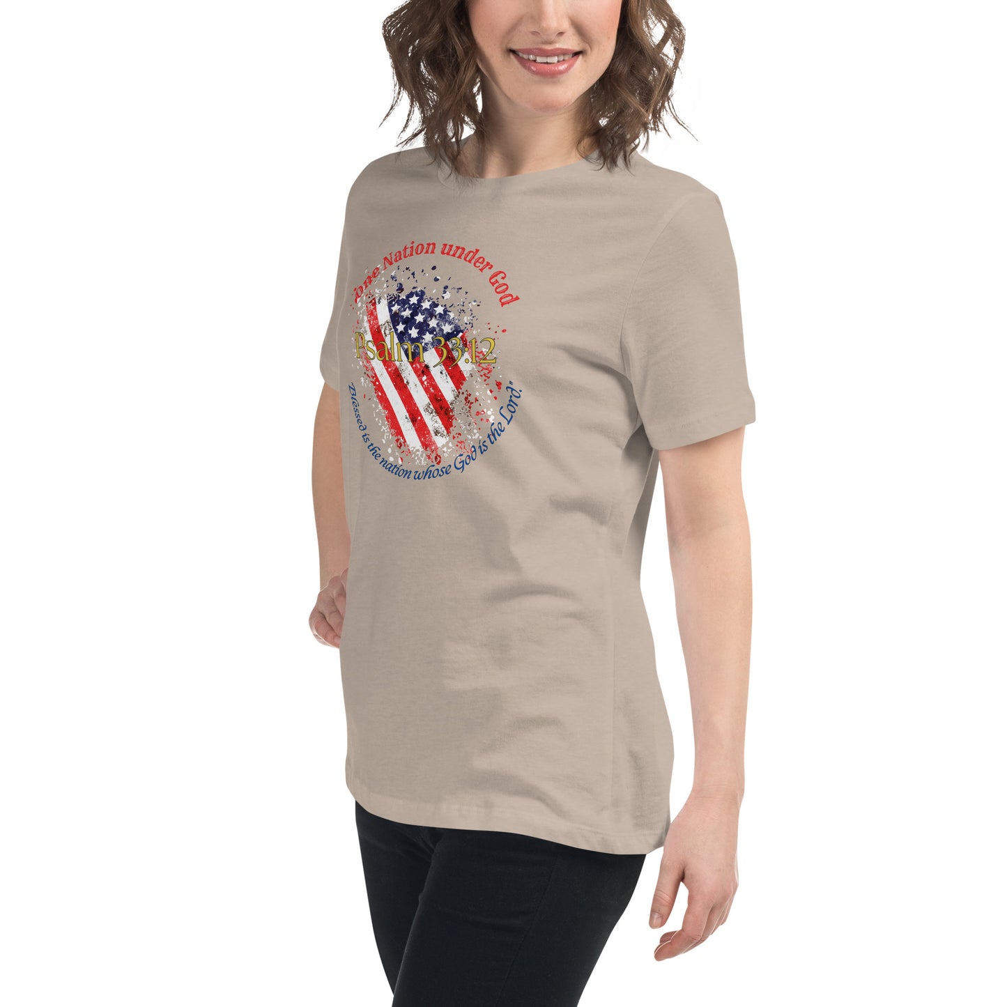 Women Patriotic T-Shirt for 4th of July - Celebrate Independence Day with Faith