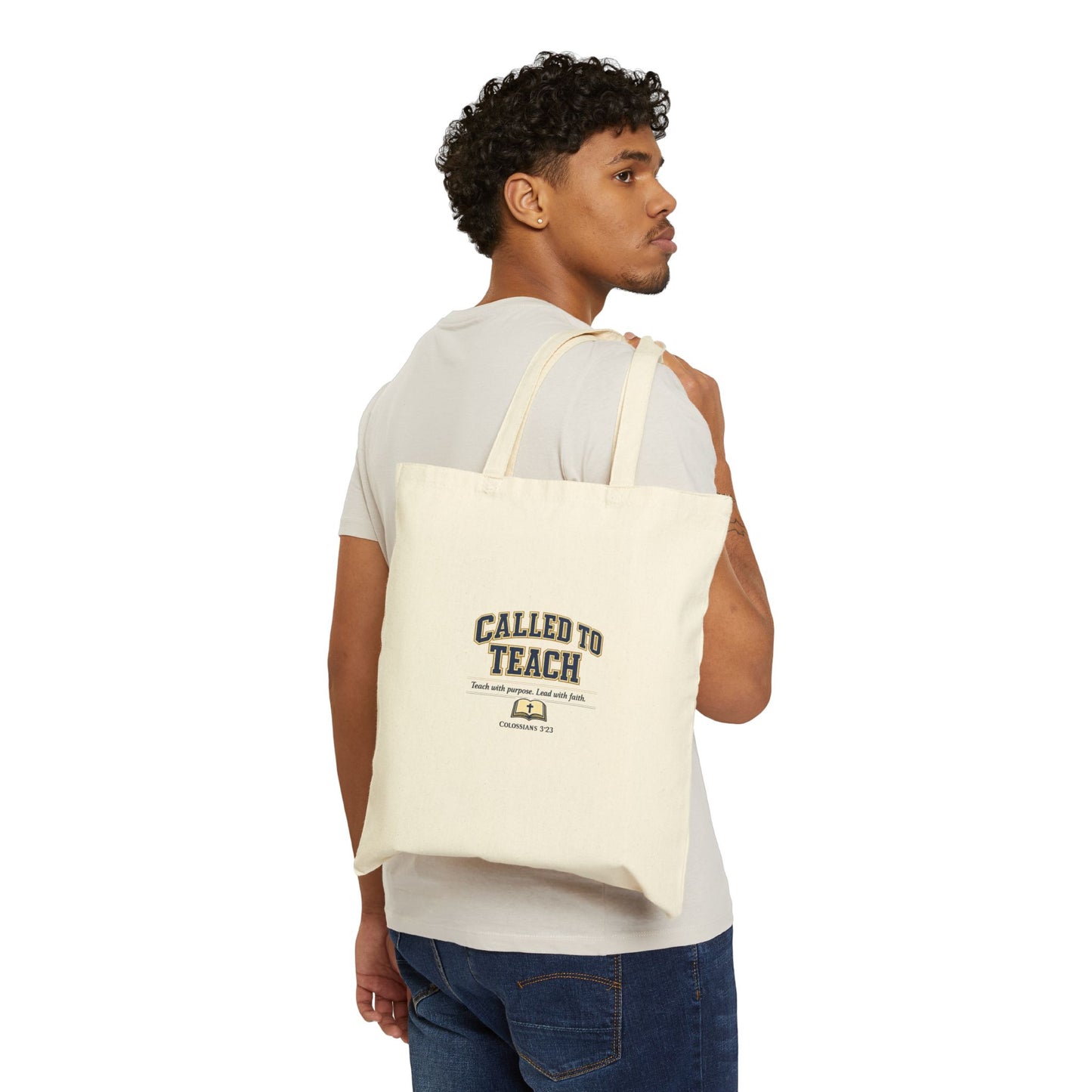 Called to Teach Cotton Canvas Tote — Teacher Gift & Classroom Bag