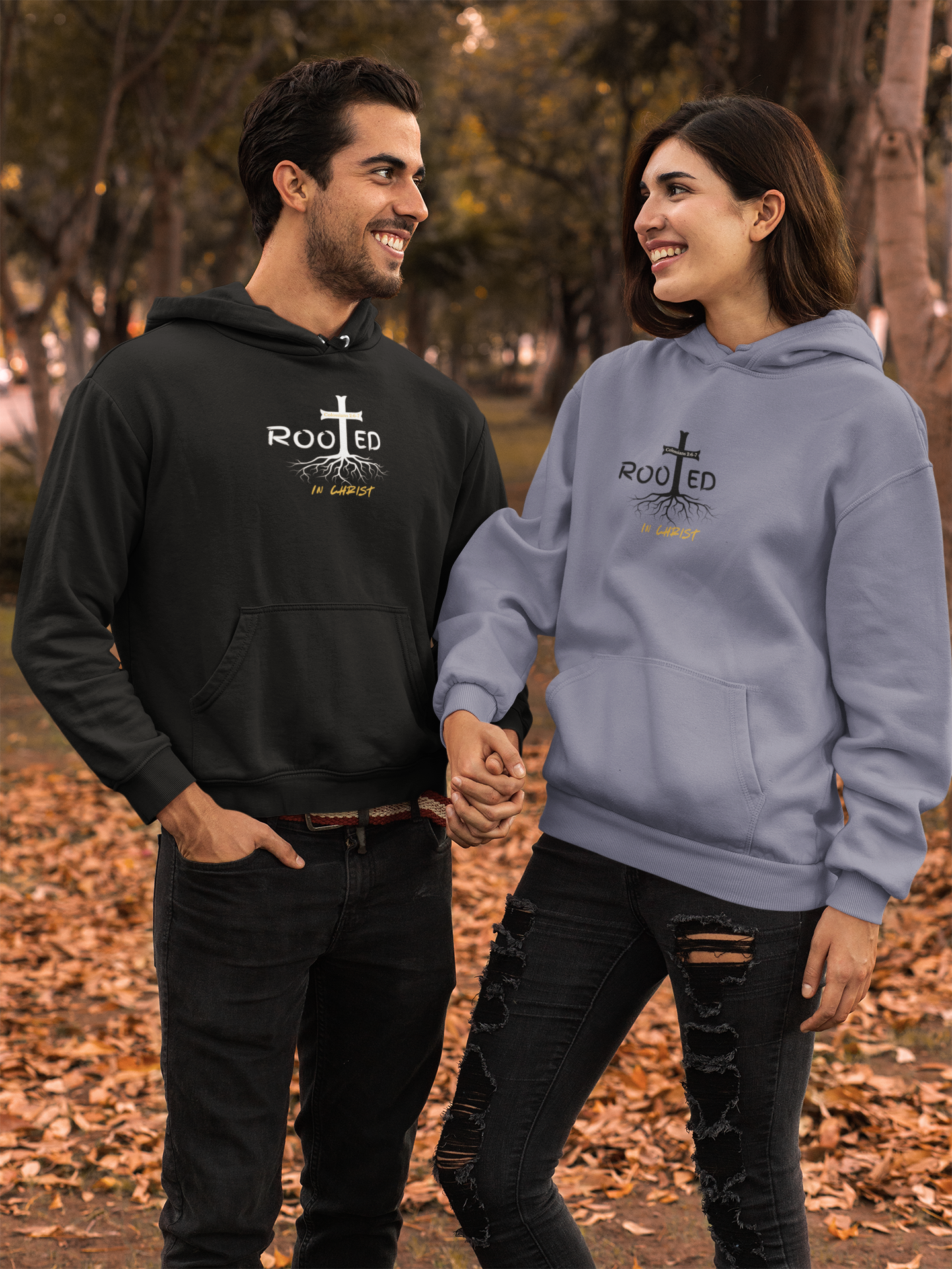 Rooted in Christ Hoodie — Christian Faith Hoodie