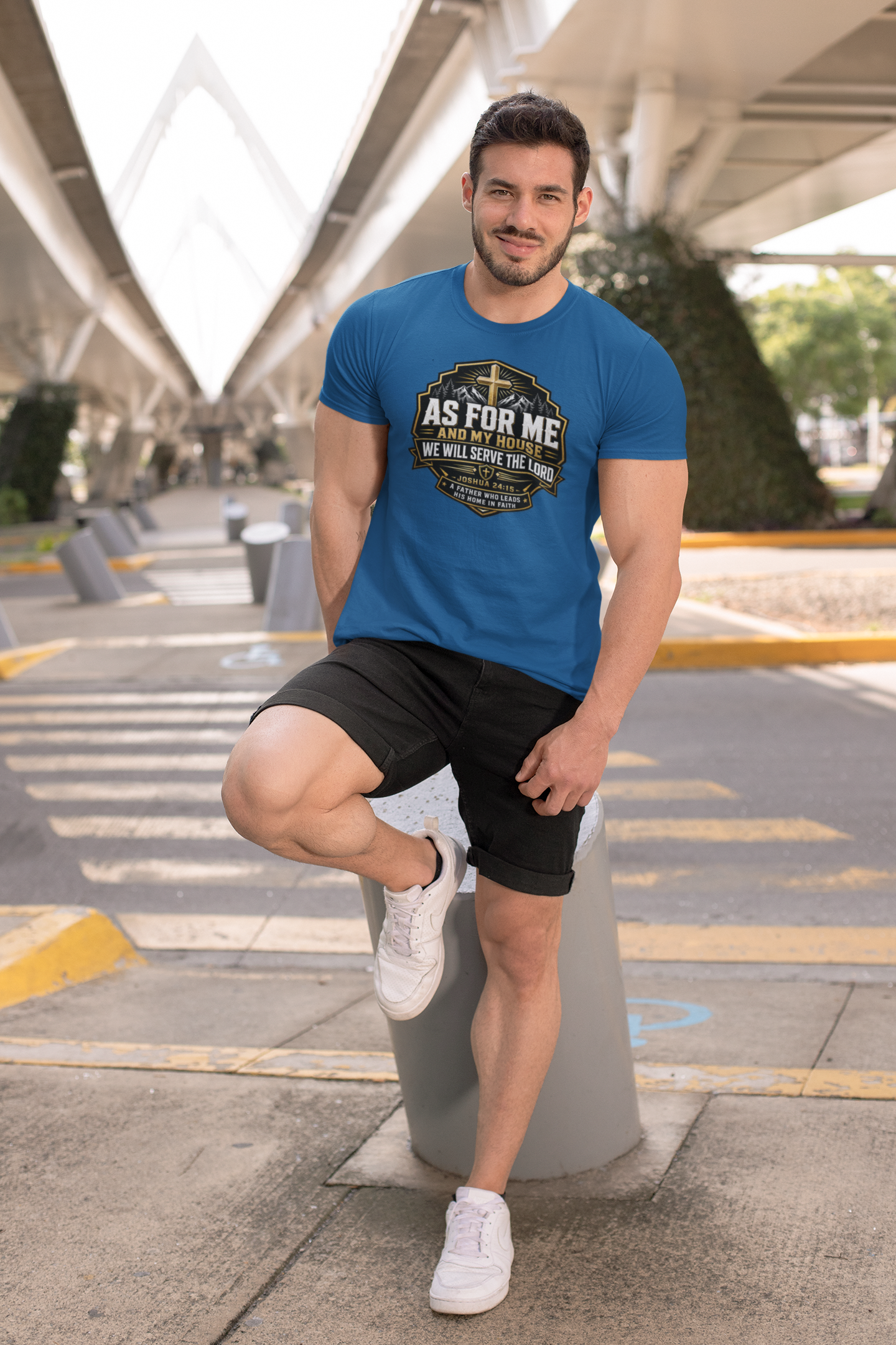 As For Me and My House Christian Father’s Day Shirt – Joshua 24:15 Bible Verse Gift for Dad