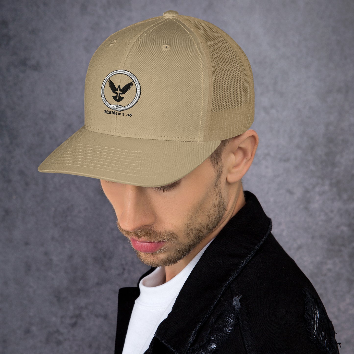 Ouroboros Dove Trucker Hat