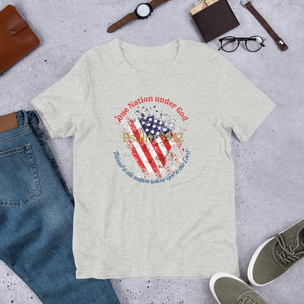 Men's Patriotic T-Shirt for 4th of July - Celebrate Independence Day with Faith