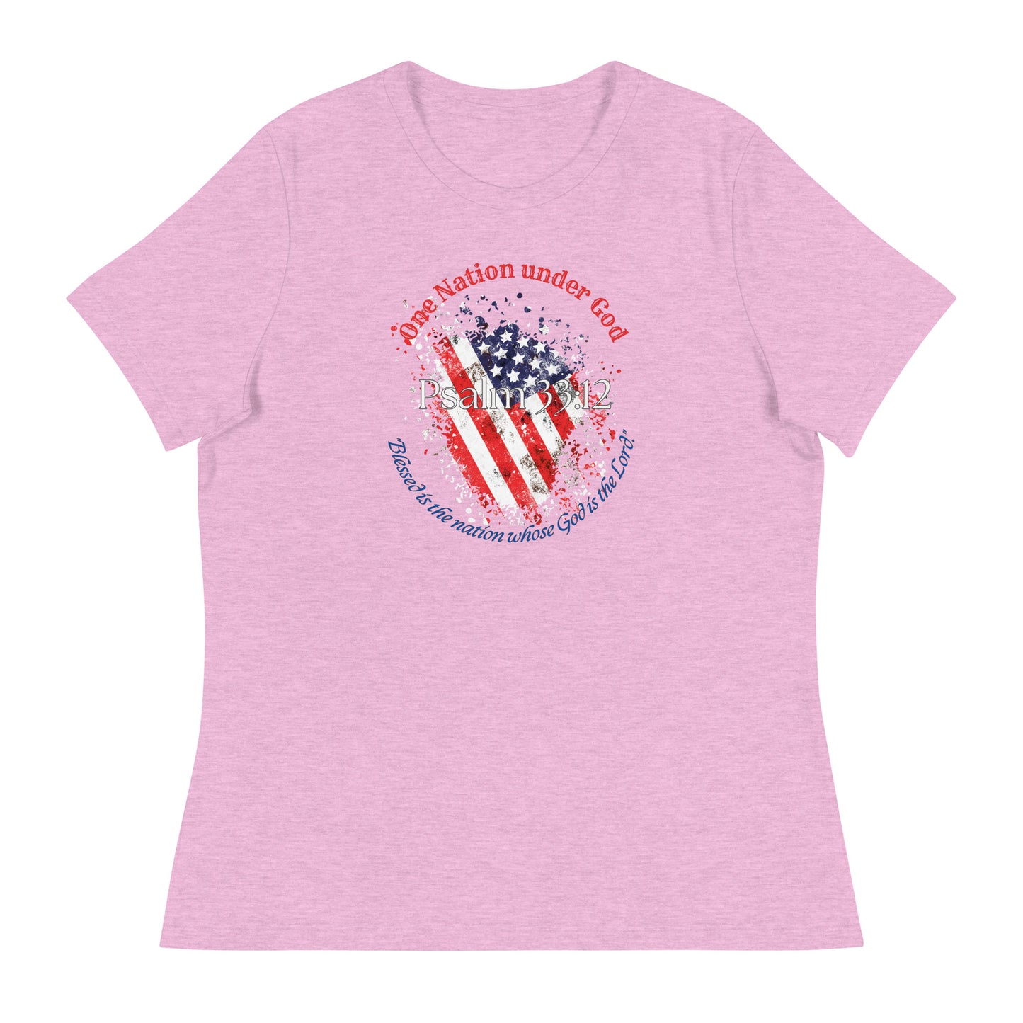 Women's Patriotic Christian T-Shirt for 4th of July - Celebrate Independence Day with Faith