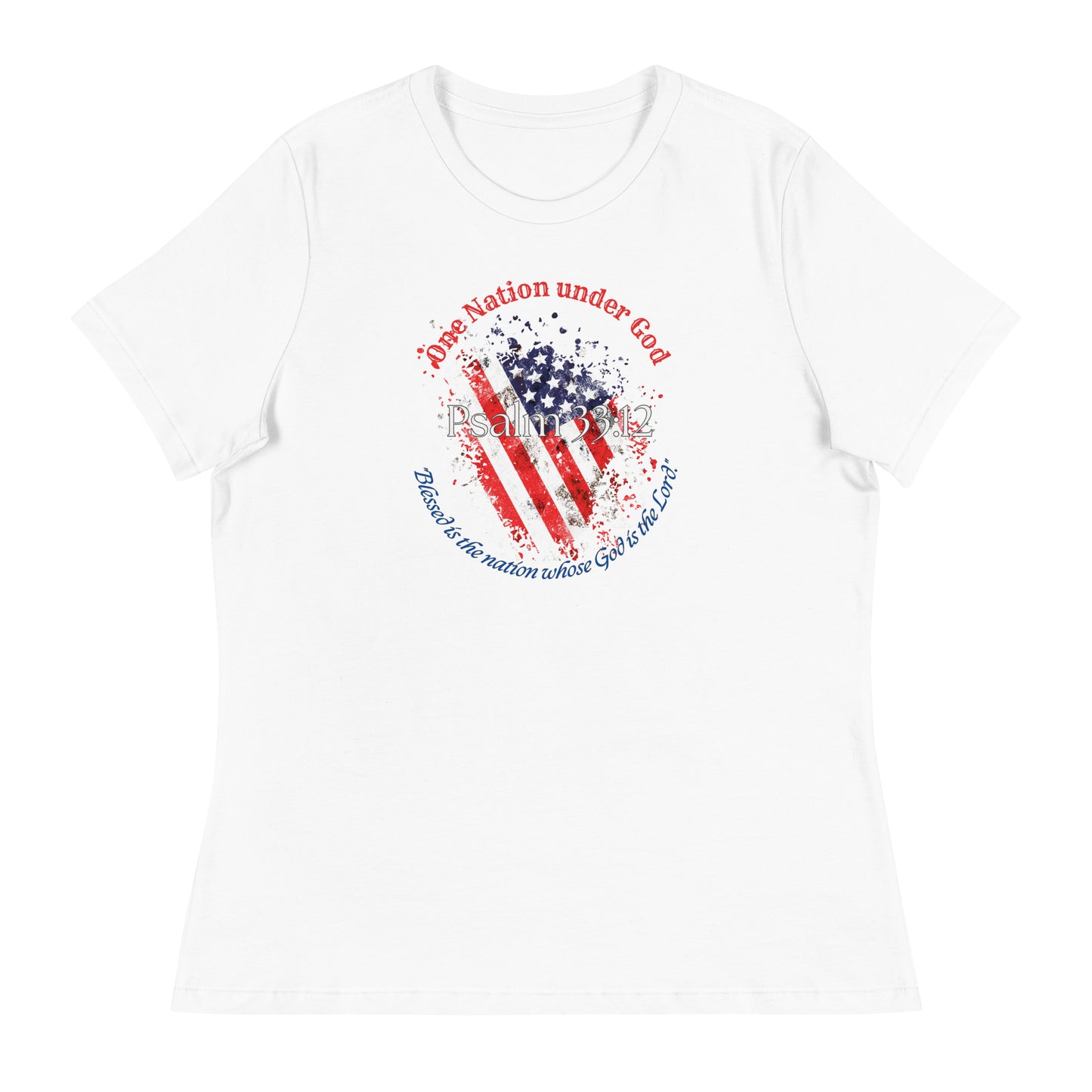 Women's Patriotic Christian T-Shirt for 4th of July - Celebrate Independence Day with Faith